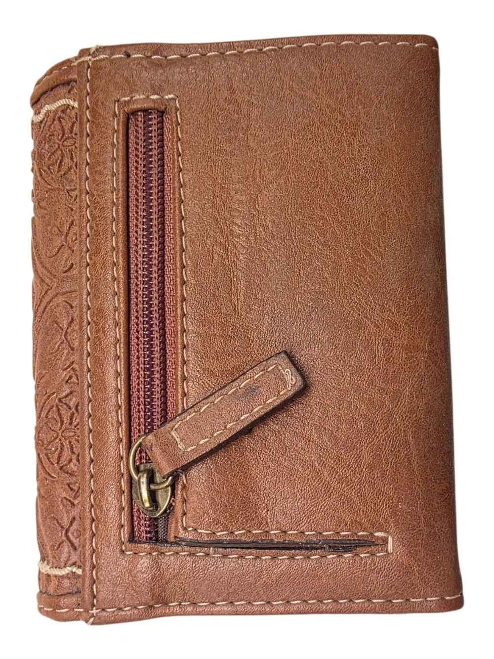 B.O.C. Faux Leather Embossed Wallet